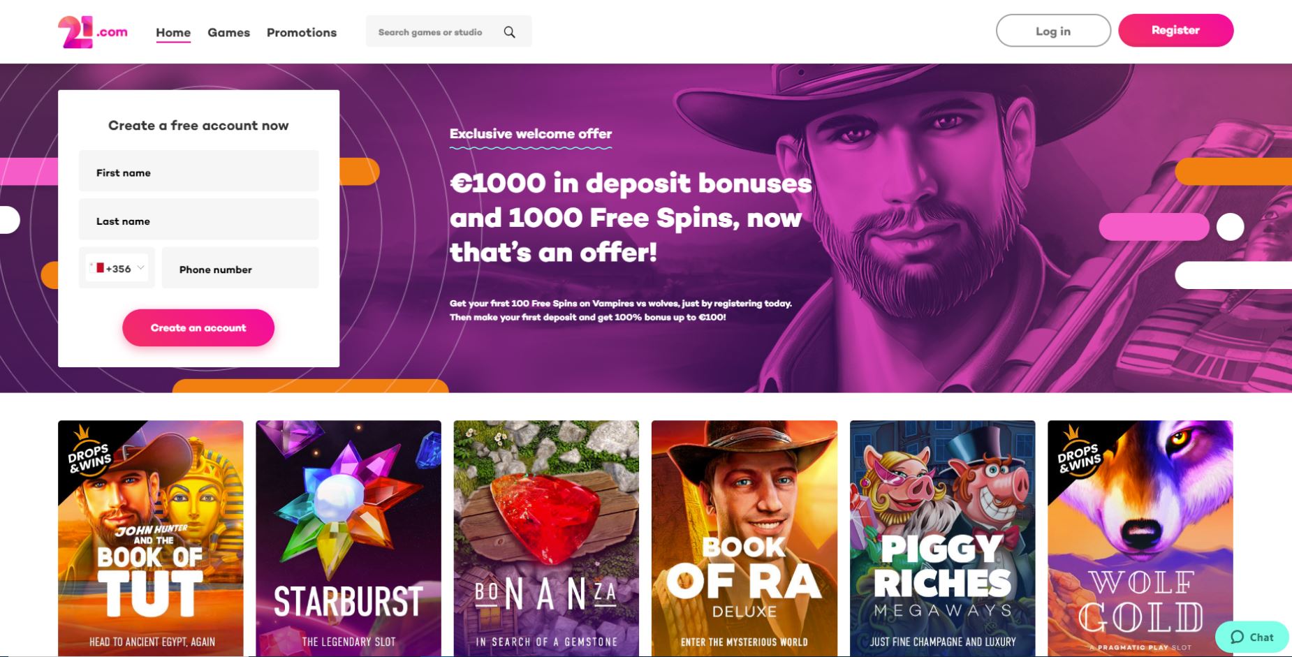 21com Casino Site