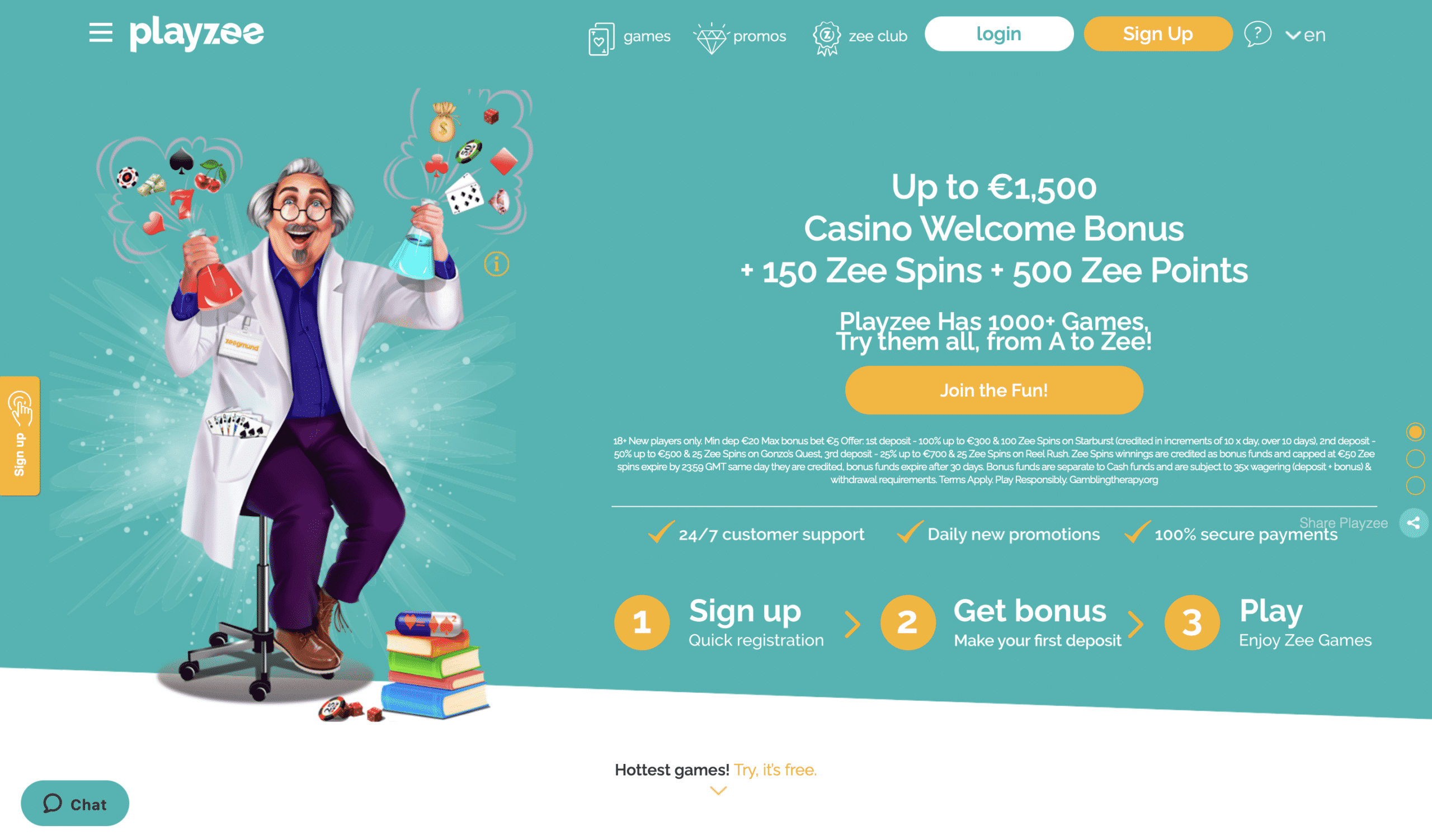 Playzee Casino Site