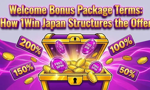 Welcome Bonus Package Terms: How 1Win Japan Structures the Offer